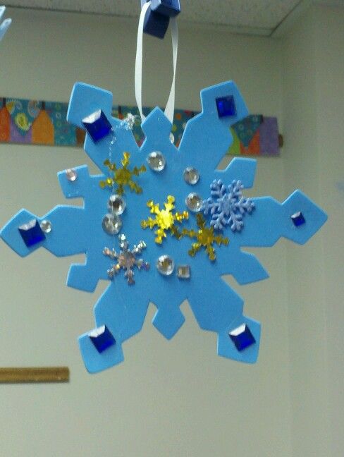 Sticker Snowflake Art