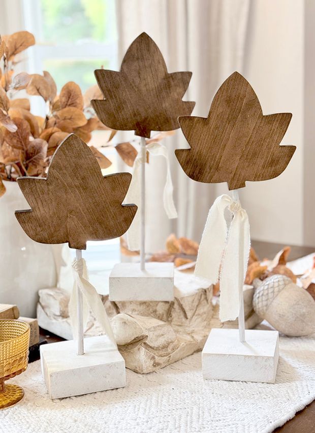 Wooden Leaf and Cork Combo