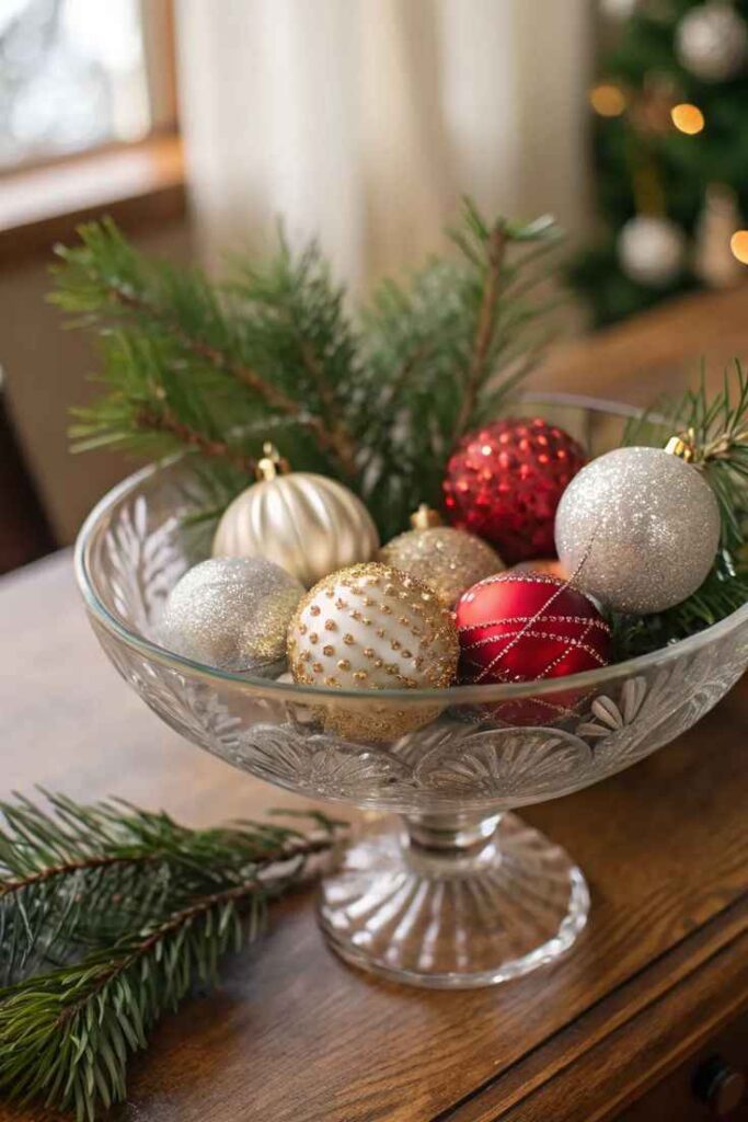 Ornament-Filled Bowl