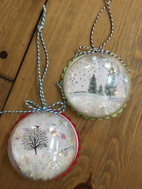 Snow Globe Ornaments