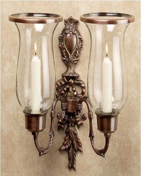 Vintage Wall Sconces with Candlelight