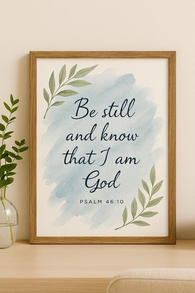 Boho Bible Verse Canvas