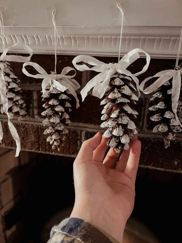 Rustic Pinecone Ornaments