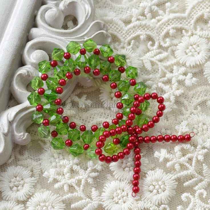 Beaded Mini Wreaths