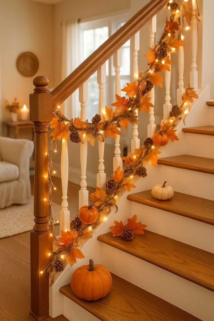 Rustic Pinecone Garland