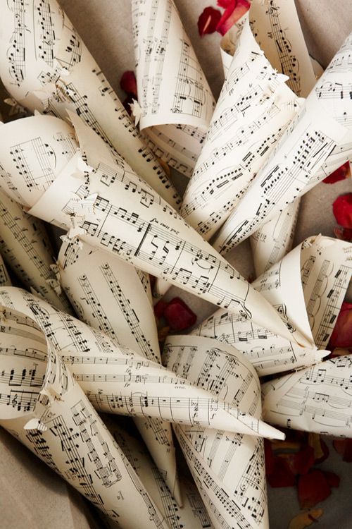 Hymnal Paper Cones