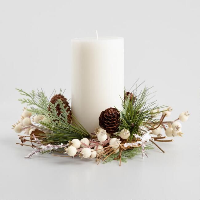 Rustic Twig Candle Ring
