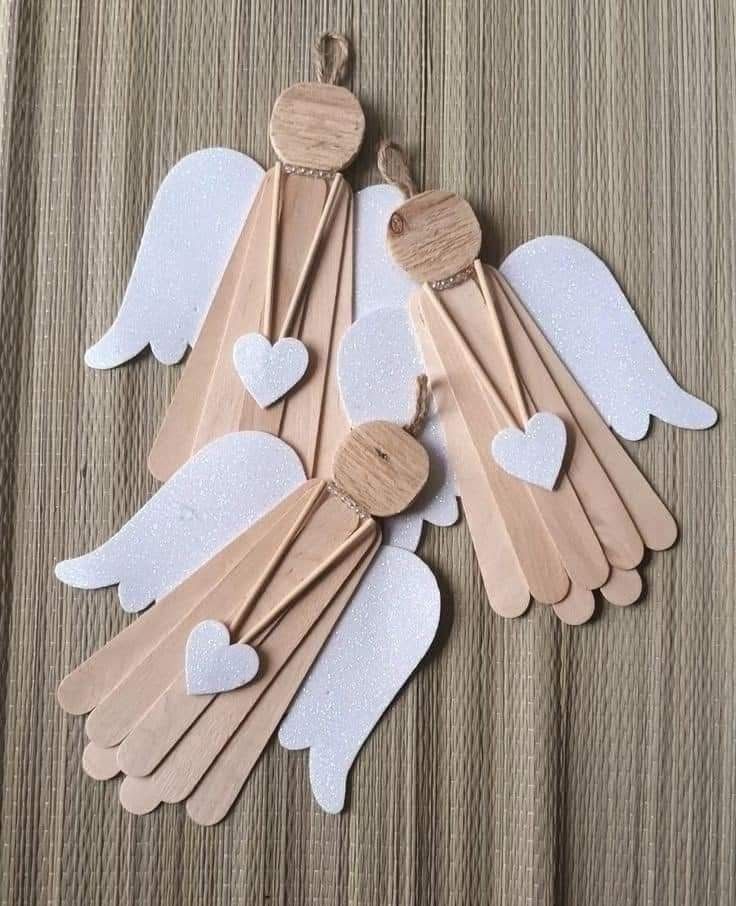 Popsicle Stick Angel