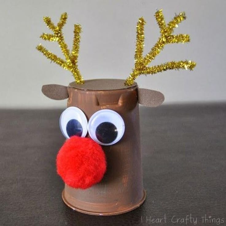 Toilet Paper Roll Reindeer