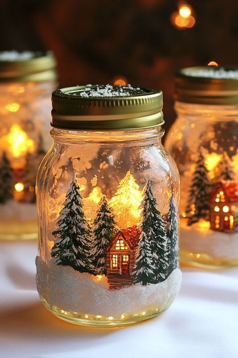 Festive Mason Jar Scenes