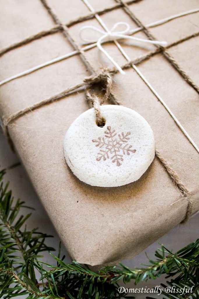 Salt Dough Gift Tags
