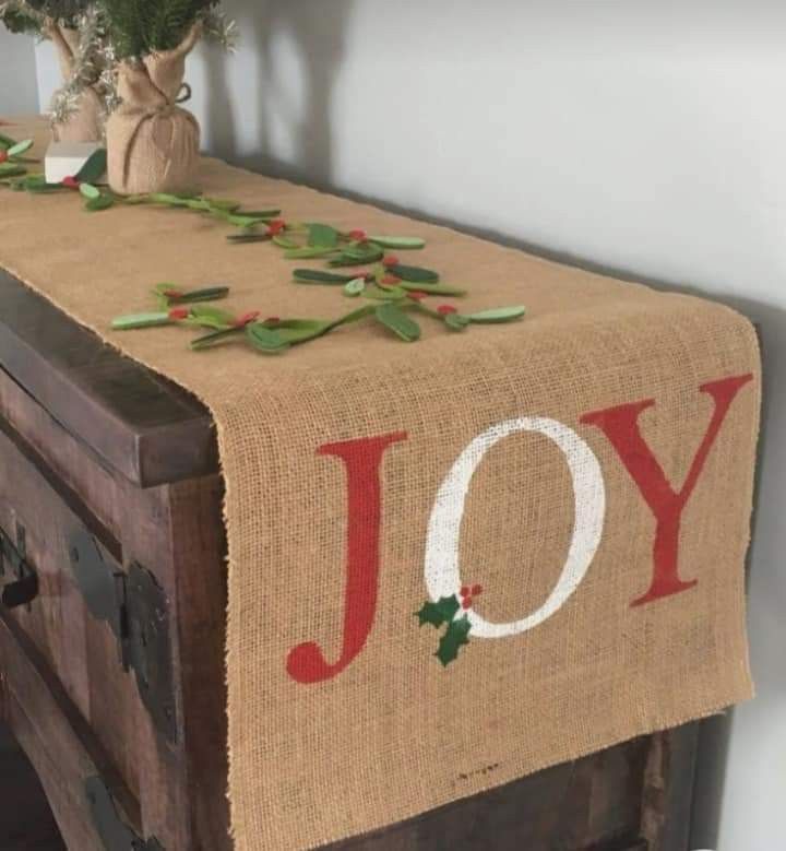 Grain Sack Table Runner