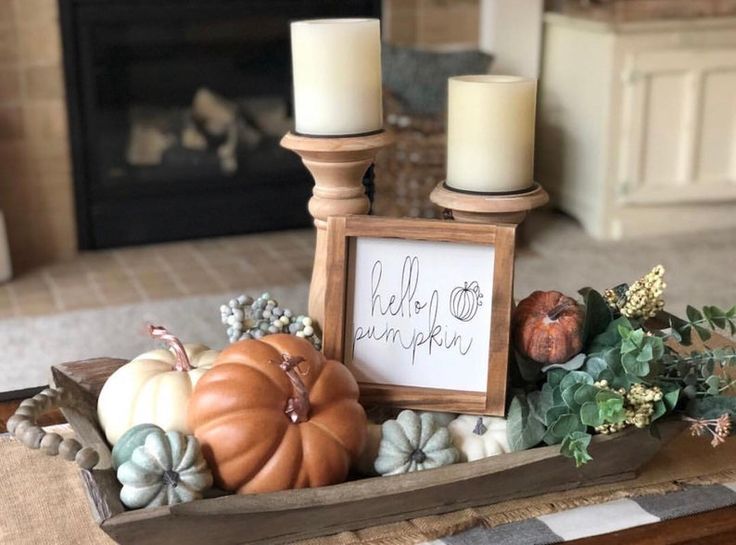 Rustic Pumpkin Display