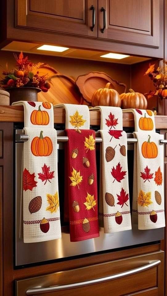 Pumpkin Spice Drawer Liners