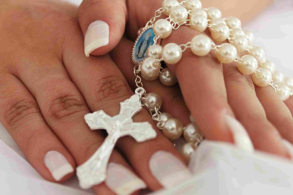 Beaded Cross Bracelet