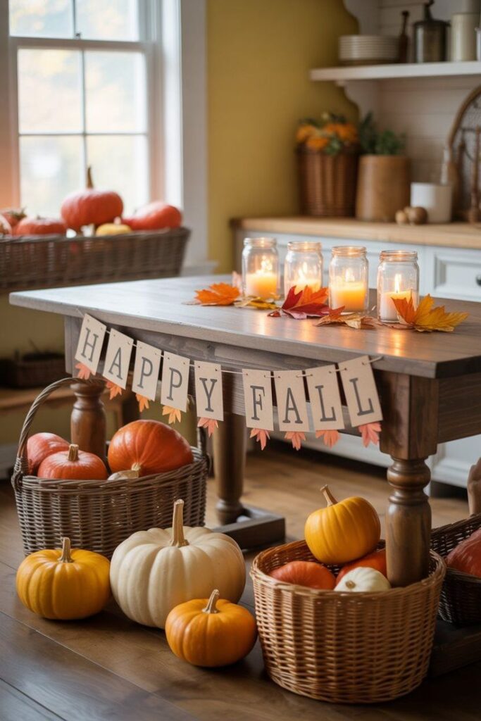 Rustic Mason Jar Candle Holders