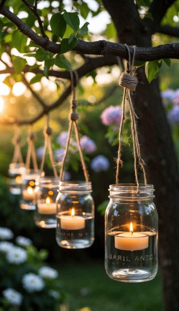 Soft Light Water Jar Candles