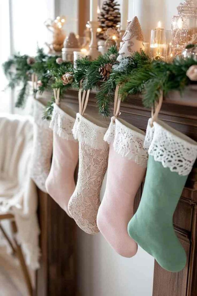 Lace-Trimmed Stockings