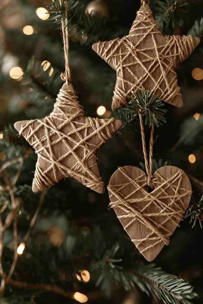 Twine-Wrapped Ornaments