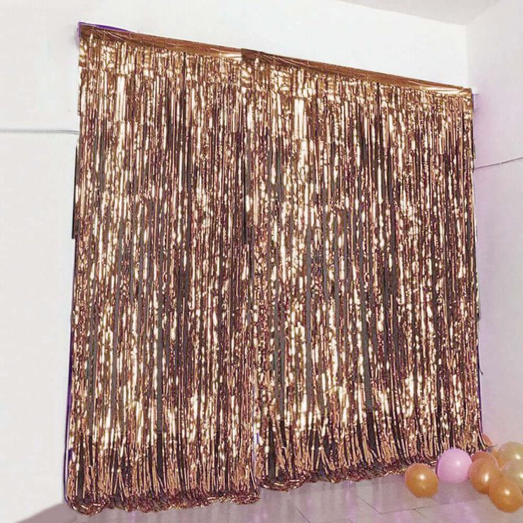 Metallic Curtain Doorway