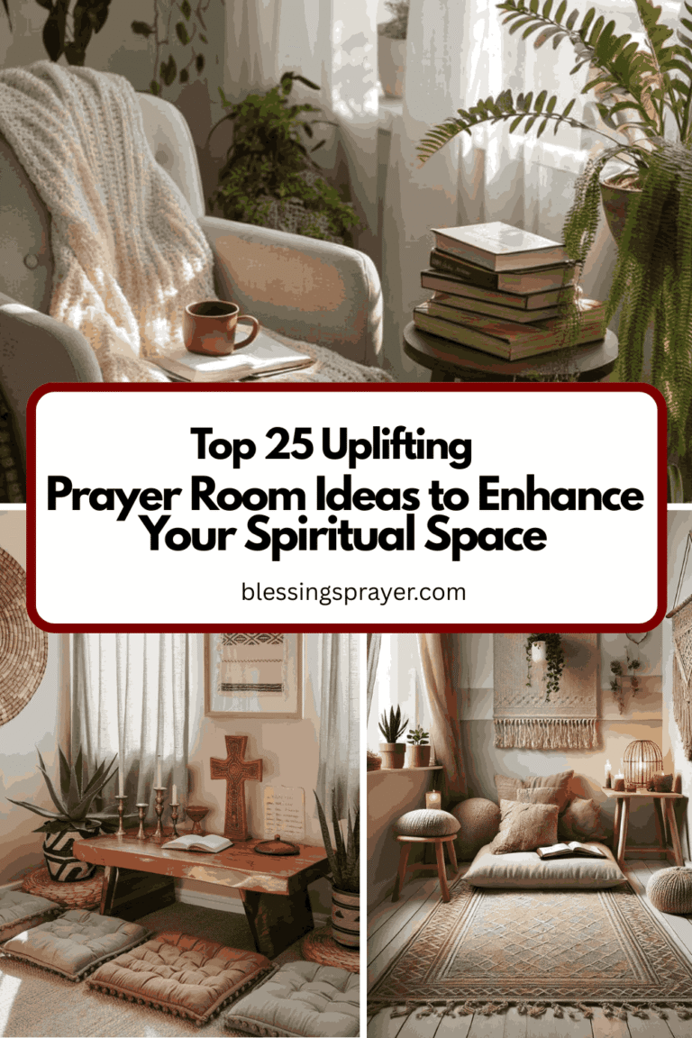 Top 25 Uplifting Prayer Room Ideas to Enhance Your Spiritual Space ...