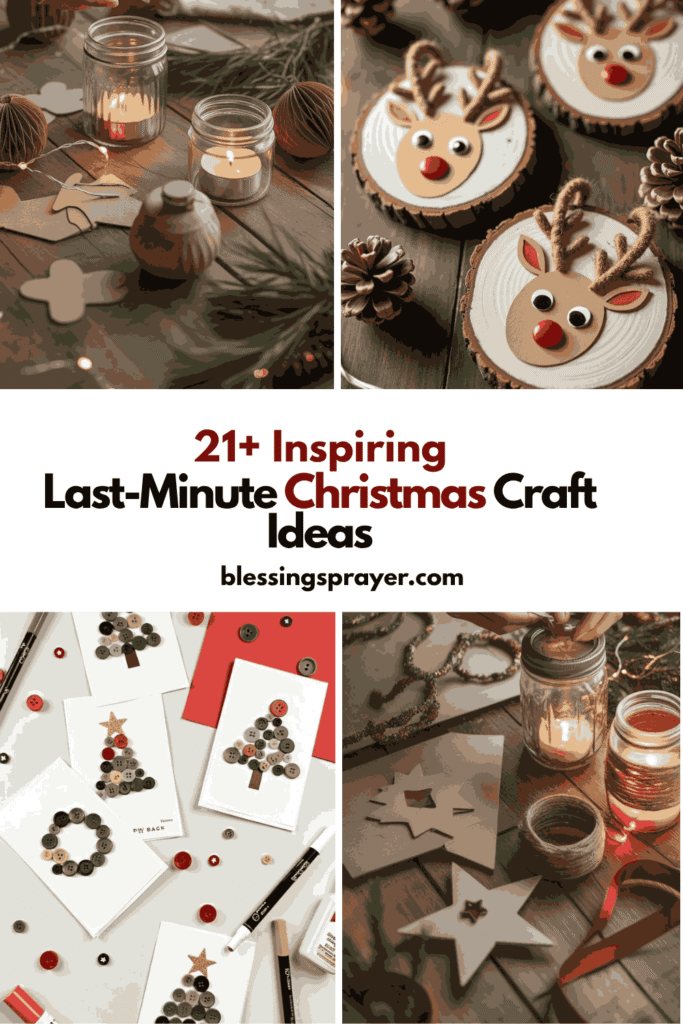 Last-Minute Christmas Craft Ideas