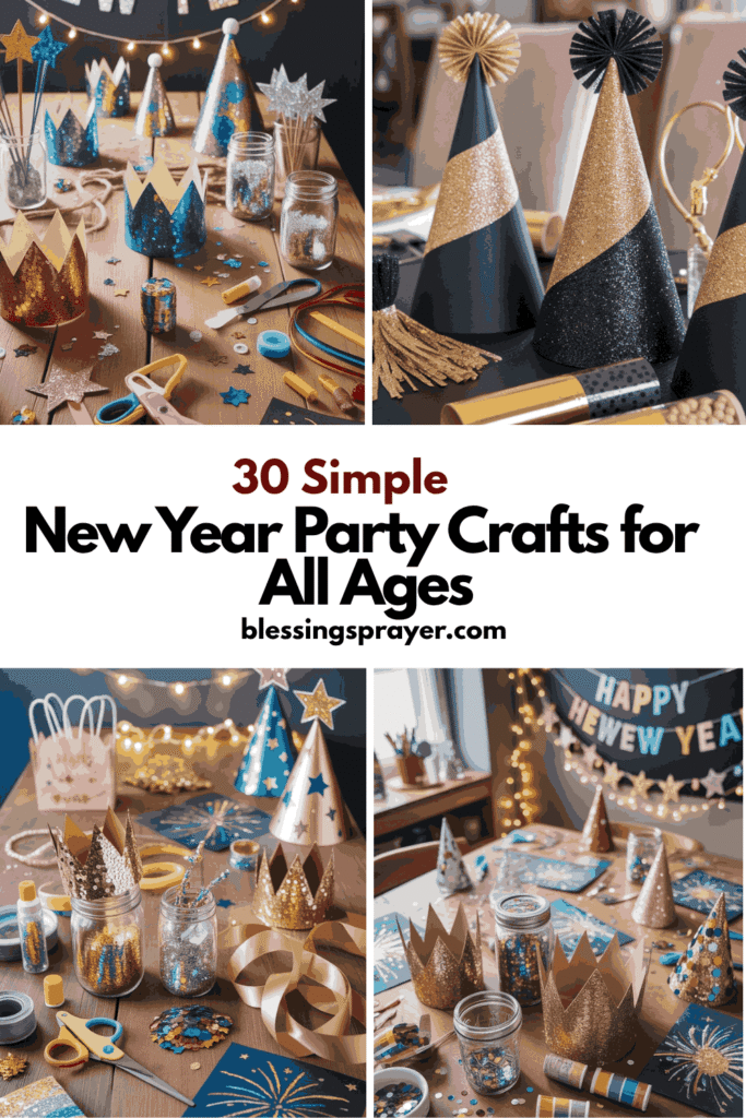 New Year Party Crafts for All Ages