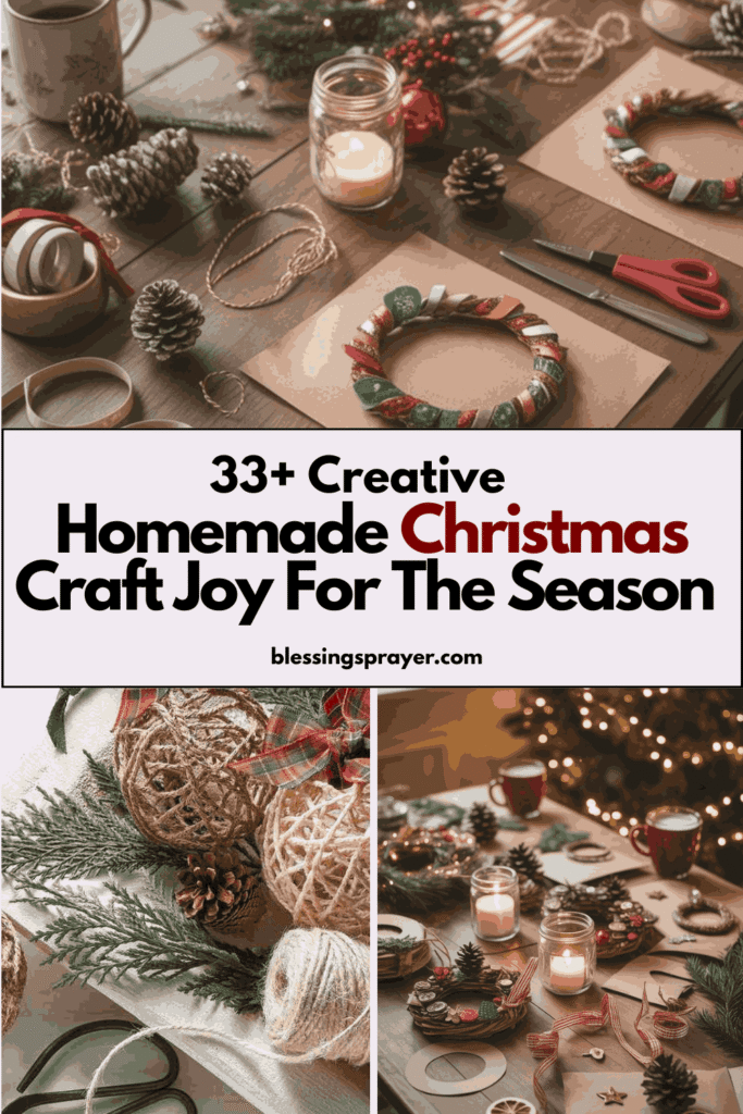 Homemade Christmas Craft Joy For The Season