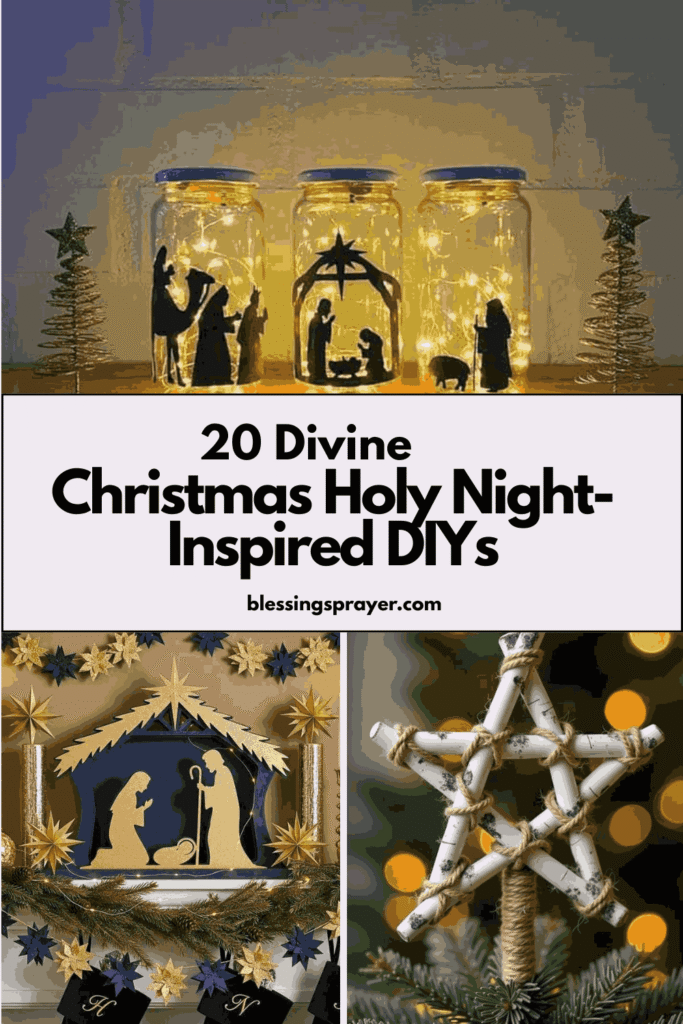 Christmas Holy Night-Inspired DIYs
