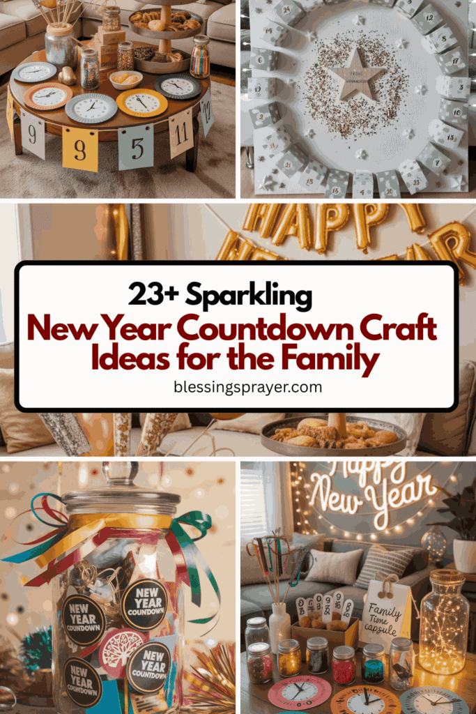 New Year Countdown Craft Ideas for the Family