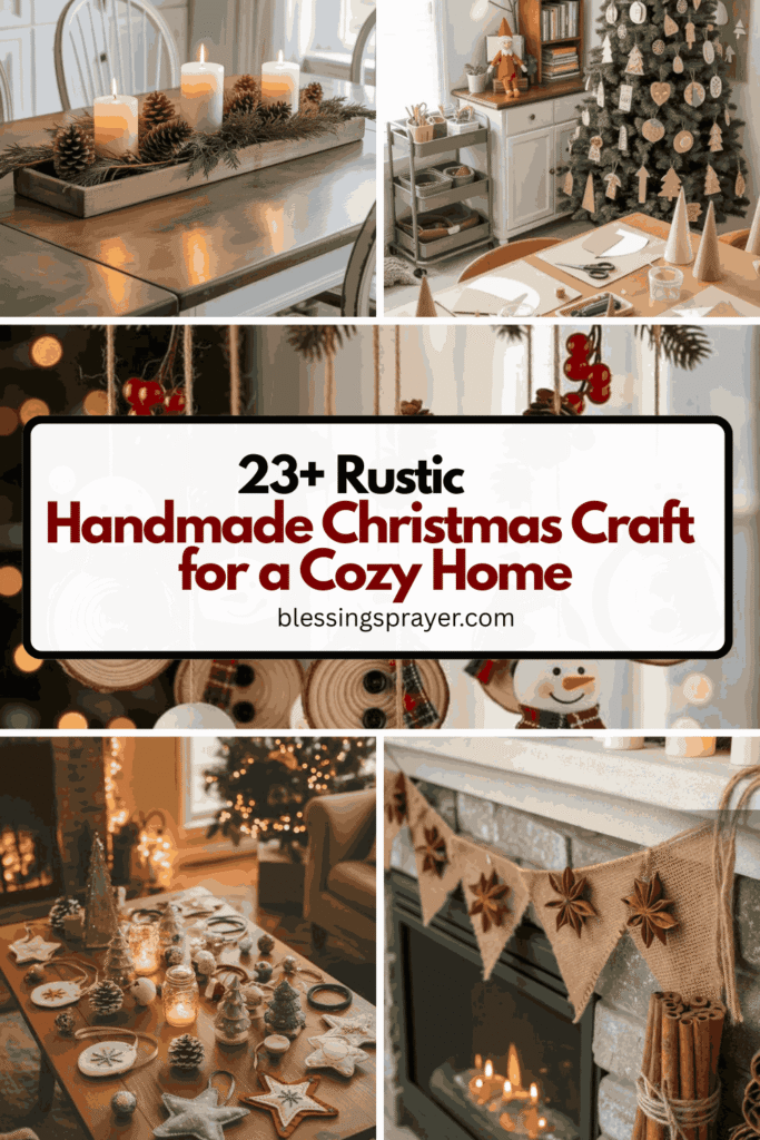 Handmade Christmas Craft for a Cozy Home