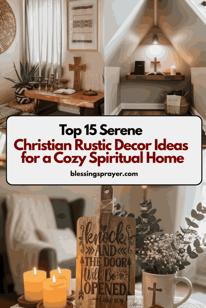 Christian Rustic Decor Ideas for a Cozy Spiritual Home