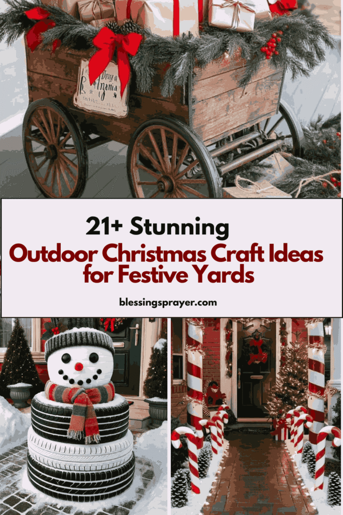 Outdoor Christmas Craft Ideas for Festive Yards