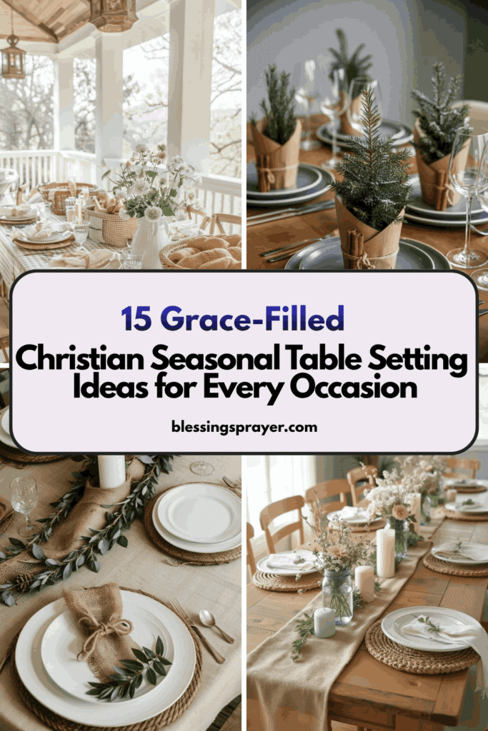 Christian Seasonal Table Setting Ideas for Every Occasion
