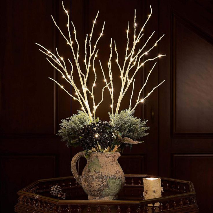 Glittery Branch Arrangement