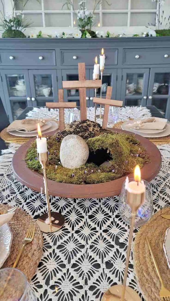 Easter Resurrection Table Scene