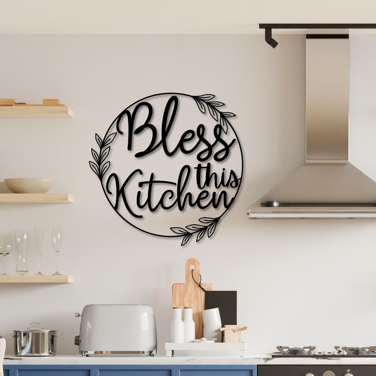 “Bless This Kitchen” Sign
