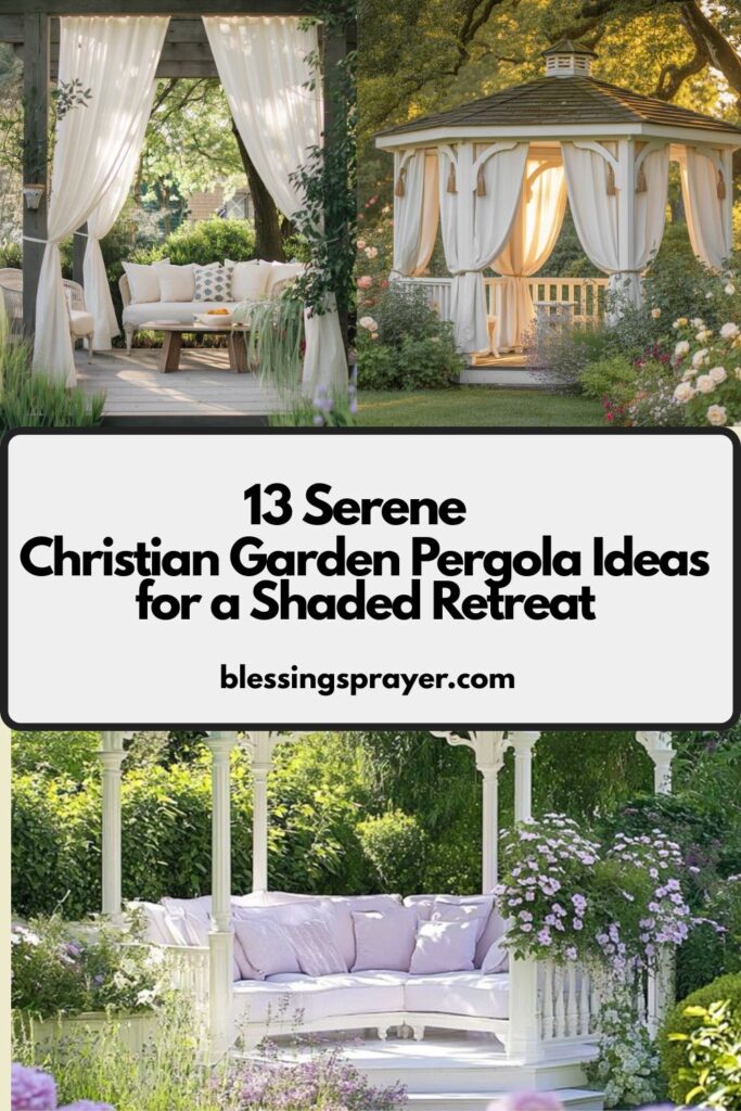 Christian Garden Pergola Ideas for a Shaded Retreat