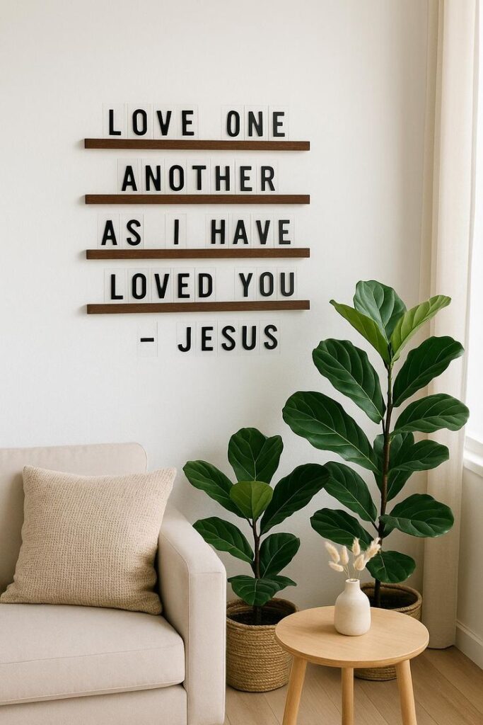 Scripture Wall Art Corner
