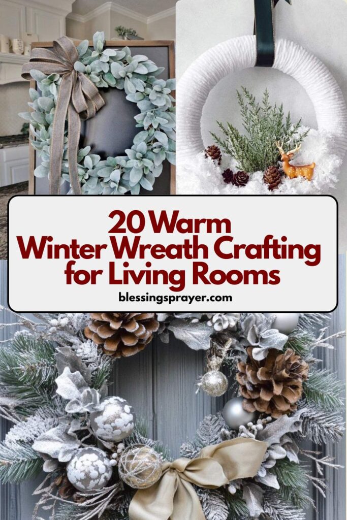 Winter Wreath Crafting for Living Rooms