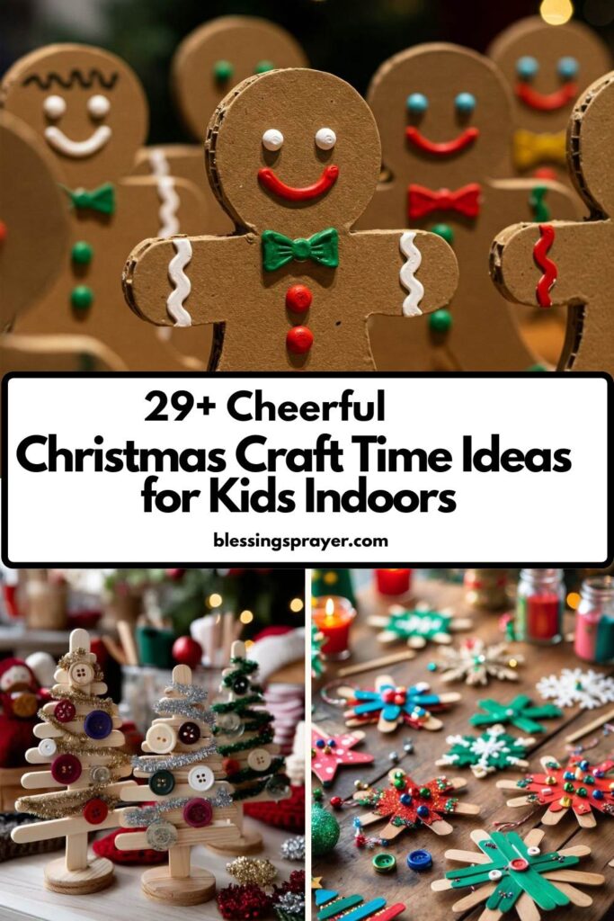 Christmas Craft Time Ideas for Kids Indoors
