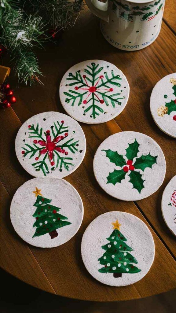 Hand-Painted Coasters