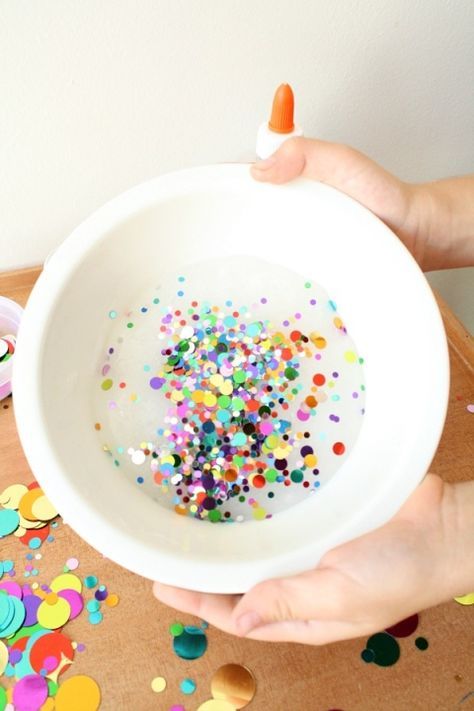 DIY Sparkle Slime