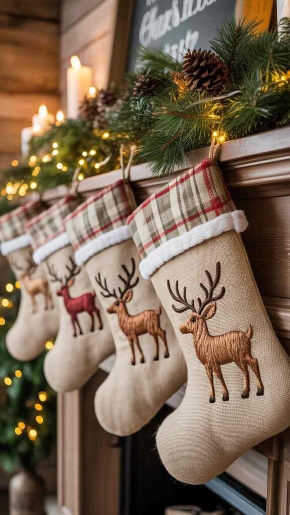 Rustic Burlap Stockings