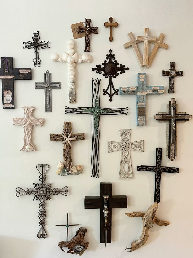 Cross-Themed Wall Gallery