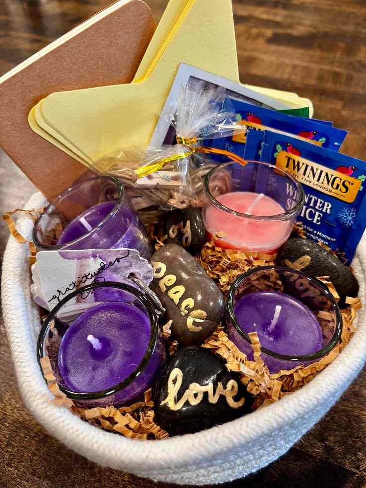 Eclectic Candle & Prayer Bowl Setup