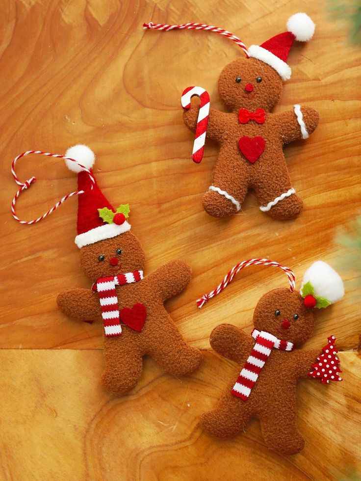 Felt Gingerbread Friends