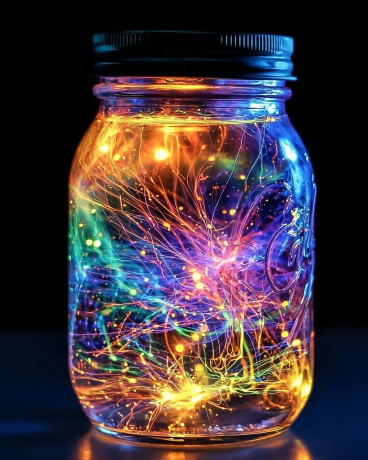 Firework Glow Jars