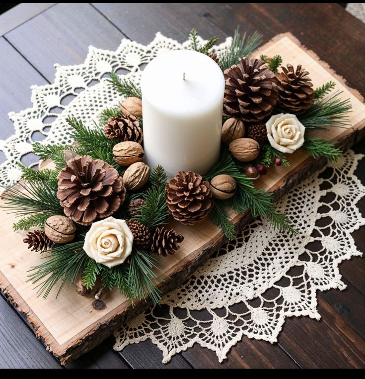Gilded Pinecone Table Accent
