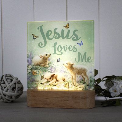 “Jesus Loves Me” Wall Mural